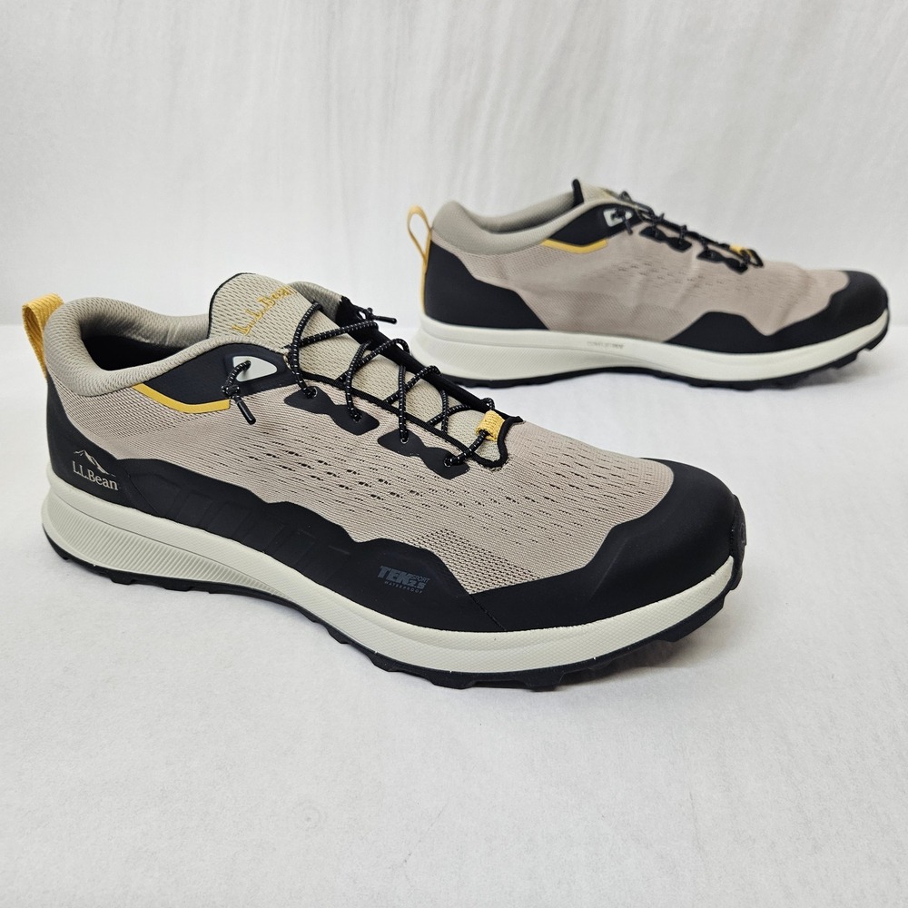 LL Bean Elevation Waterproof Travel Hiking Shoe 527892 River Rock Mens Size 11.5